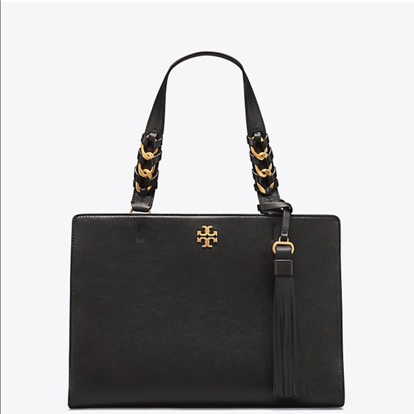 tory burch brooke pebbled satchel